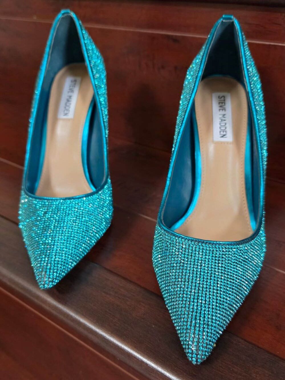 Vivacious Teal Stilettos